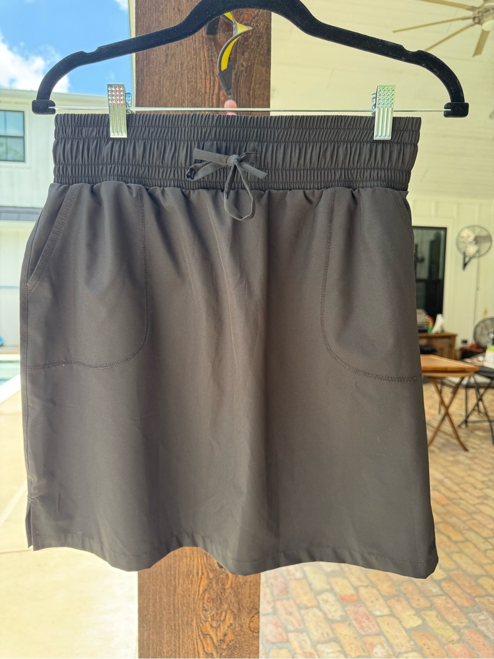 Albion The Away Skirt in Black Petite Medium - Picture 3 of 7